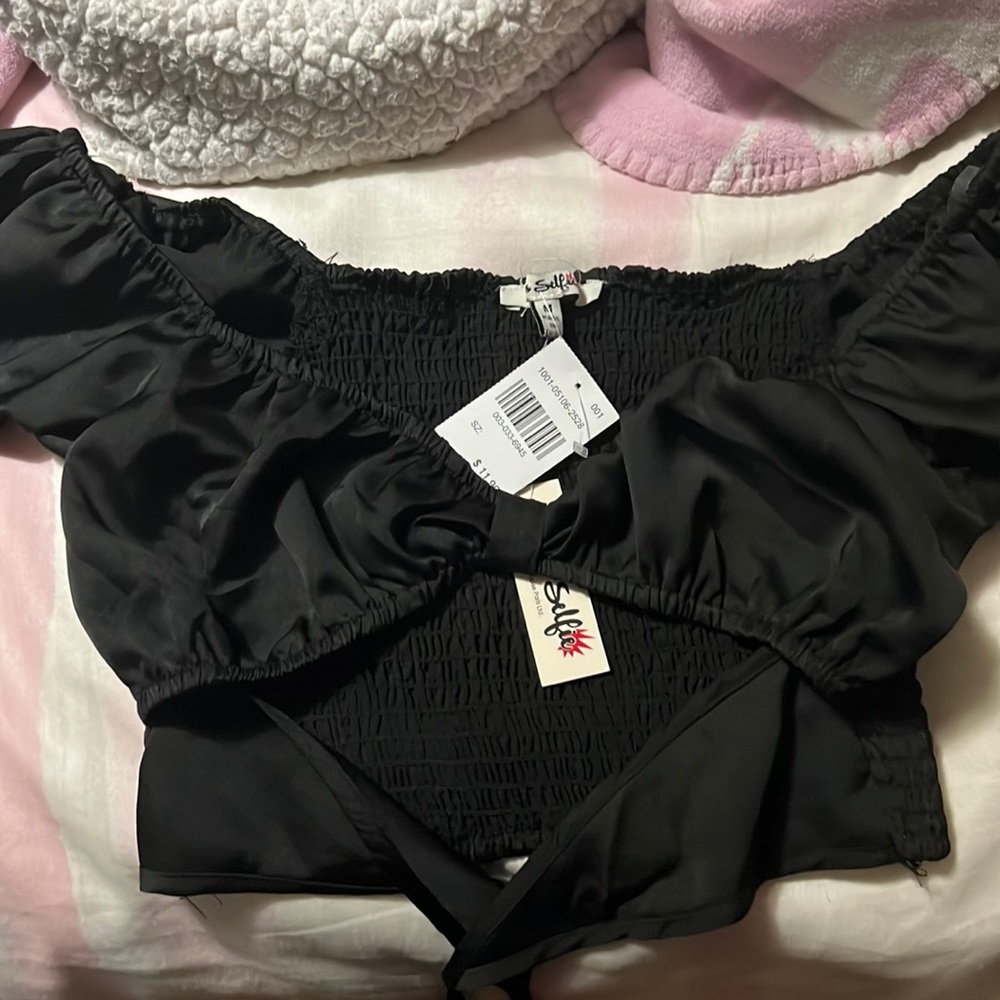 Black cute top
